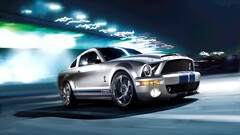 shelby gt500 Car silver cars vehicle american cars Ford