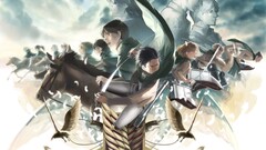 shingeki no kyojin Anime artwork Eren Jeager Armin Arlert