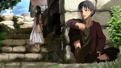 shingeki no kyojin Eren Jeager mikasa ackerman anime boys Anime