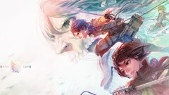 shingeki no kyojin Eren Jeager mikasa ackerman Armin Arlert