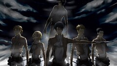 shingeki no kyojin Levi Ackerman Eren Jeager Anime anime boys