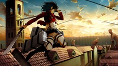 shingeki no kyojin mikasa ackerman Anime anime girls