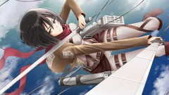 shingeki no kyojin mikasa ackerman Anime anime girls