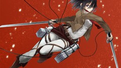 shingeki no kyojin mikasa ackerman Anime anime girls