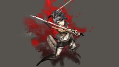 shingeki no kyojin mikasa ackerman Anime blood warrior sword