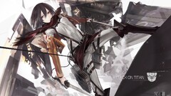shingeki no kyojin mikasa ackerman anime girls Anime