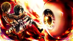 shingeki no kyojin mikasa ackerman anime girls eyes