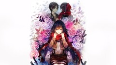 shingeki no kyojin mikasa ackerman Eren Jeager Anime anime girls