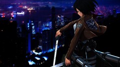 shingeki no kyojin mikasa ackerman fantasy art anime girls Manga