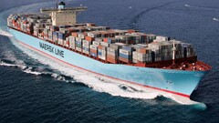 ship container ship maersk line merchant ship Sea