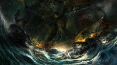 ship pirates fantasy art