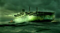 ship spooky artwork Ghost Ship