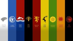 sigils house stark House Arryn House Tully House Greyjoy panels