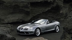 silver cars Car vehicle Mercedes-Benz SLR McLaren Mercedes-Benz