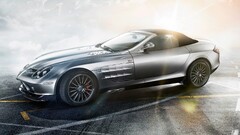 silver cars vehicle Car Mercedes-Benz Mercedes-Benz SLR McLaren