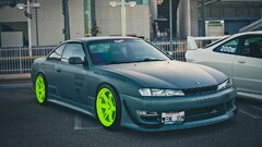 Silvia jdm Nissan Silvia S14 colored wheels