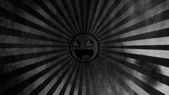 Simple Background Awesome Face monochrome lines digital art dark