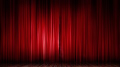 Simple Background curtains red