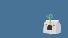 Simple Background humor blue background Minimalism