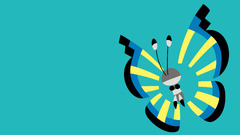 Simple Background Vivillon Minimalism Pokémon