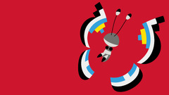 Simple Background Vivillon Minimalism Pokémon