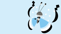 Simple Background Vivillon Minimalism Pokémon