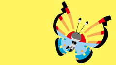 Simple Background Vivillon Minimalism Pokémon