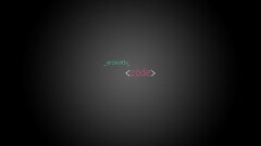 simple code Minimalism Simple Background black background