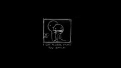 simple Minimalism smiling cartoon