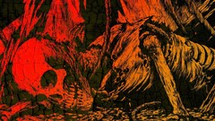 skeleton skull fantasy art dark fantasy