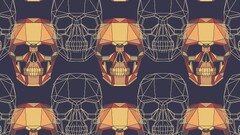 skull artwork digital art