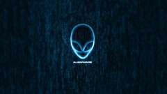 skull logo digital art blue