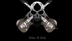 skull musical instrument artwork