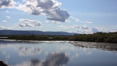 sky clouds landscape Lake