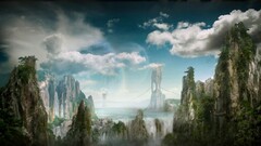 sky clouds landscape