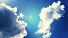 sky clouds nature blue