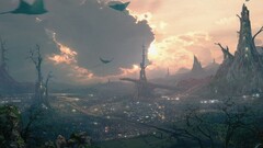 sky landscape fantasy art