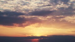 skyscape clouds sunset