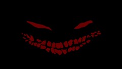smiling nightmare dark Simple Background simple blood disturbed