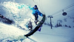 Snowboarding Sport digital art snow Sports
