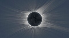 Solar eclipse planet Space space art moon