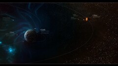 solar system Earth Mars Space comet infographics planet