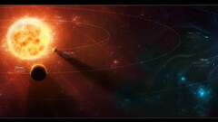 solar system planet space art