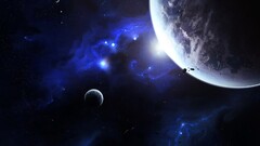 space art digital art planet
