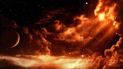 space art digital art sky Space clouds