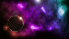 space art digital art Space colorful planet