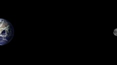 space art Earth moon Minimalism digital art