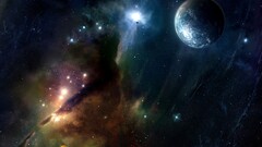 space art planet digital art