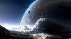 space art planet digital art