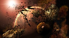 space art planet digital art